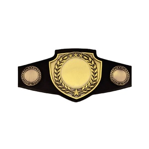 Ceintures de championnat de lutte de qualité supérieure, en cuir lourd, avec logo personnalisé - Product Image 3