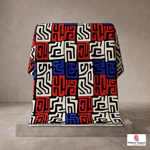 Premium African Wax Print Cotton Fabric Wholesale Custom OEM ODM Textile Manufacturer Export Supplier Private Label Fabric - Product Image 4
