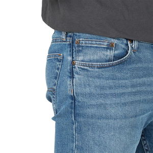 Pantalon en jean pour homme de haute qualité, coupe droite, coupe régulière, bleu, 2025, pour hommes - Product Image 3