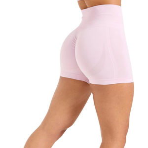 Shorts Deportivos Ligeros para Mujer al por Mayor, Personalizados, de Poliéster y Algodón, Cintura Elástica, para Gimnasio, Running y Uso Casual, OEM ODM - Product Image 5