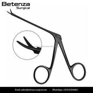 Tijeras manuales microquirúrgicas BELLUCCI negras con revestimiento de PTFE, rectas, 7.5 cm, de acero inoxidable, para otorrinolaringología - Product Image 4