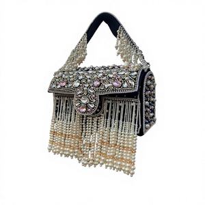 Traditional Wine Color Handcrafted Leather <b>Handbag</b> with Zipper Closure Personalized Ladies Wallet Purse & Girls <b>Accessories</b> - Product Image 4