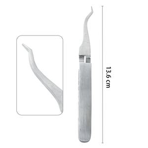 1 unidad de pinzas de ortodoncia dental manuales plateadas para brackets posteriores, tubos bucales, botones linguales, adhesivos y articuladores - Product Image 3