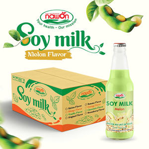 Lait de Soja Saveur Melon du Vietnam, Boisson Lactée à Base de Soja, Bouteille en Verre 300ml, Haute Valeur Nutritionnelle, Saveurs Naturelles, Faible Teneur en OEM - Product Image 1