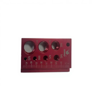 King Trade Verificador de Roscas de 28 Puntas – Calibrador Identificador de Tuercas y Pernos Métricos de Aluminio con Roscas a la Derecha - Product Image 1