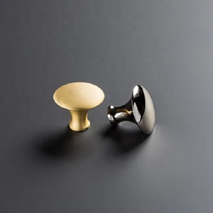 Poignée de meuble classique en laiton, forme œuf, finition dorée, durable, écologique, antirouille, pour tiroirs de commode, maison et bureau - Product Image 6