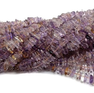 Perles de pierre gemme en améthyste naturelle lisse, taille 5mm 6mm, en vrac, prix de gros pour la fabrication de bijoux et de bracelets - Product Image 6
