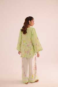 Ensemble de 2 pièces en tissu lawn imprimé de qualité supérieure pour femmes, collection été, vêtements indiens et pakistanais, tenue légère pour tous les jours - Product Image 4