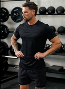 Camiseta Oversize Personalizada al por Mayor, 260 g/m², Cuello Redondo, Negra Lisa, para Hombre - Product Image 6