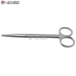 Ciseaux Metzenbaum Premium en acier inoxydable de 6 pouces, à pointes arrondies, finition argentée, instrument médical manuel pour interventions chirurgicales - Product Image 2