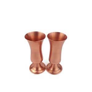 Verre à eau en cuivre de qualité supérieure, robuste, couleur unie, article personnalisé, leader du marché - Product Image 3