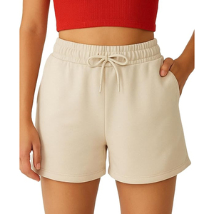 ARTIST INDUSTRY Women's Athletic <b>Drawstring</b> Shorts with Pockets Sweat Shorts Workout Wear 100% Cotton Bermuda Shorts - Product Image 6