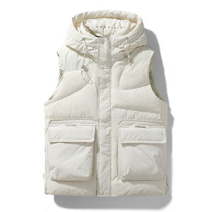 Chaleco de Invierno Personalizado para Hombre, Estilo Aviador, Chaqueta Bomber Marrón y Negra, Transpirable, Estilo Casual - Product Image 1