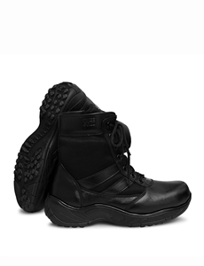 Men Leather Riding Boots Durable Ankle Length Lace Up Boots With Strong Grip Sole Comfortable Fit For Travel Outdoor Styling - Product Image 3