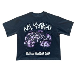 เสื้อยืดคอกลมทรงหลวมพิมพ์ลายตามสั่ง ผ้าคอตตอนหนานุ่ม สั่งผลิตได้จำนวนน้อย จัดส่งรวดเร็ว - Product Image 1