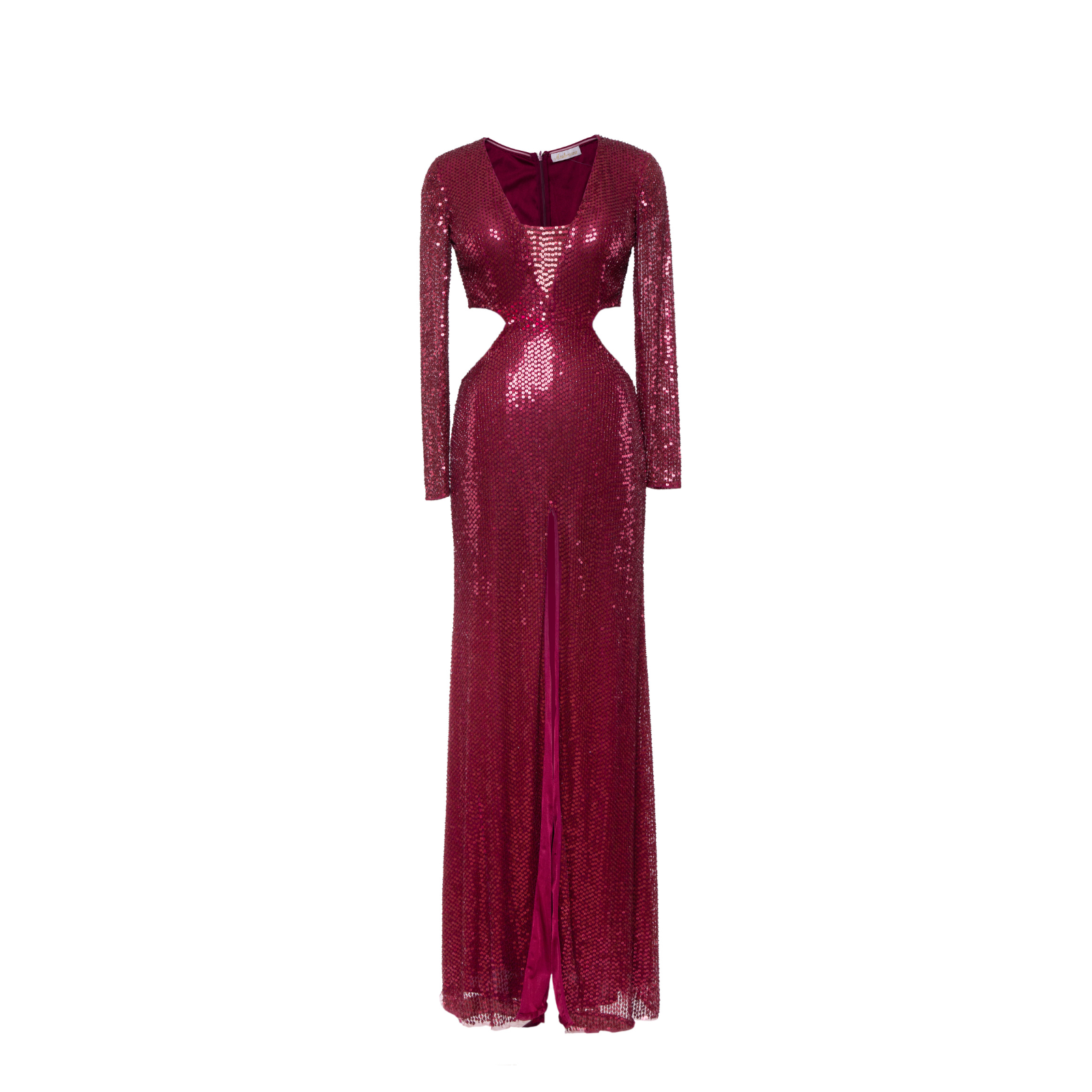 Buy Red Sequin Dress Long Sleeve Elegant Cape Evening Dress | Alibaba.com