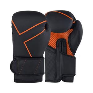 Gants de boxe en cuir PU personnalisés pour l'entraînement, le sparring, le kickboxing, le MMA, la gym et les sports - Product Image 1