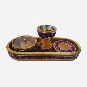 Luxury wooD Mabkhara <b>Oud</b> Burner for Home Decor and Fragrance Decorative Sandalwood Look Resin <b>Bakhoor</b> Burner - Product Image 4