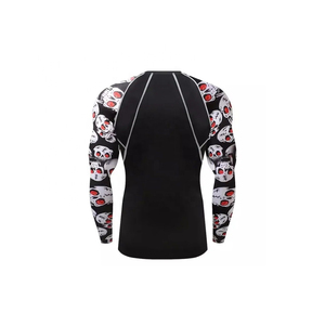 Men BJJ Rash Guard UPF50 Full Sleeve MMA <b>Compression</b> <b>Shirt</b> Breathable Swim <b>Shirt</b> Printed Custom Logo OEM ODM Wholesale - Product Image 3