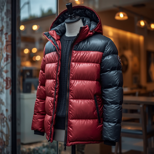 Abrigo Acolchado con Capucha para Hombre, 95% Plumón, Ropa de Invierno con Personalización OEM ODM - Product Image 3