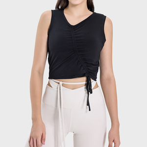 Top Corto para Mujer, Sin Mangas, Elástico, Suave, Informal, Ajustado, Ligero, para Uso Diario, Elegante - Product Image 6