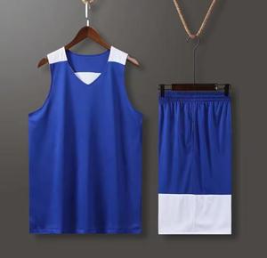 Ensemble de maillots de basket-ball unisexe sans manches, 100% polyester respirant, uniformes, shorts, chaussettes, plusieurs couleurs, transfert par sublimation - Product Image 4