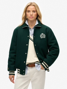 Chaqueta Varsity Personalizada al por Mayor para Mujer, Chaqueta Bomber de Béisbol Universitaria de Primera Calidad, Ropa Casual Urbana OEM - Product Image 2