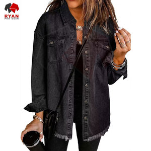 Ryan Pro Gear <b>Customized</b> <b>Denim</b> <b>Jacket</b> For Women Breathable and Comfortable Fabric with <b>Customized</b> Logo OEM Design - Product Image 3