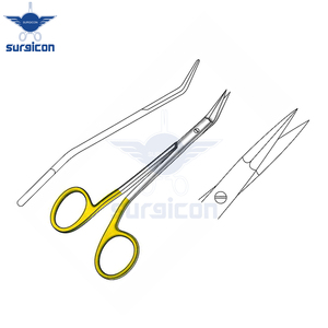 Ciseaux chirurgicaux Giunta 13,5 cm / 5-1/4 pouces TC Gold, acier inoxydable de qualité supérieure, instrument de coupe de précision - Product Image 6