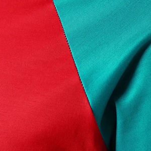 Men's Red And Teal <b>Raglan</b> Sleeve O-Neck T-Shirt Regular Fit Knitted Solid Color Casual <b>Top</b> - Product Image 5