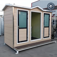 Cabine de toilettes modulaire portable à structure en acier à installation rapide pour projets de rénovation des écoles et des collectivités