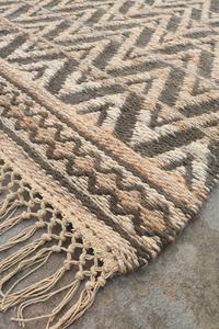 ชุดพรมเส้นใยธรรมชาติทำด้วยมือผ้าแจ็คการ์ดทรงสี่เหลี่ยมผืนผ้าทอจากผ้าฝ้าย chenille kilim JT-7333 - Product Image 2