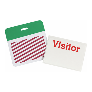Porta Credenciales Desechables con Clip SecurAlert de Brady para Hospitales y Laboratorios - Product Image 1