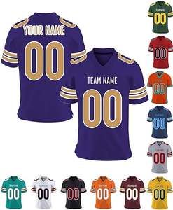 Camiseta de Fútbol Americano Personalizada para Hombre, Mujer y Jóvenes, de Secado Rápido y Transpirable, con Nombre de Equipo, Número y Logotipo Impresos - Product Image 6