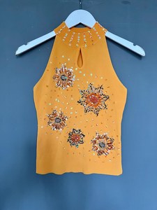 Bling Rhinestone Fringe Trim Costume Trimming Crafts Handmade Colorful Beaded Tassel for Fringe <b>Skirts</b> Women - Product Image 5