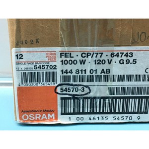 หลอดไฟฮาโลเจนออปติคอล OSRAM 54570 จำนวน 12 ชิ้น - อุปกรณ์และอะไหล่เซมิคอนดักเตอร์ระดับโลกที่เชื่อถือได้ - Product Image 5