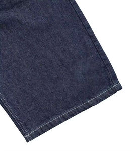 Custom Streetwear Denim Jorts Men Relaxed Fit Jean Shorts Private Label - Product Image 4