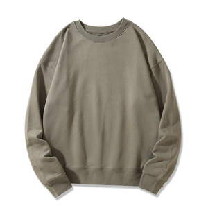 เสื้อสเวตเชิ้ตสีขาวลำลองแบบหนา แขนยาว ปักลายตามสั่ง ผ้าฝ้าย 100% ทรงโอเวอร์ไซส์ - Product Image 4