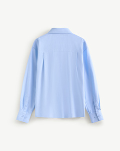 เสื้อเชิ้ตผู้ชายแขนยาวทรงอ็อกซ์ฟอร์ด ผ้าถัก 100% คอตตอน พิมพ์ลาย ระบายอากาศได้ดี สไตล์ลำลอง ปกคอเสื้อพับได้ ติดกระดุมเม็ดเดียว ทรงบ็อกซี่ เหมาะสำหรับฤดูใบไม้ร่วง - Product Image 2
