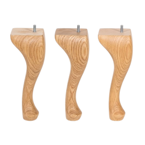 Contemporary Solid Rubber Wood <b>Table</b> Legs Elegant Decorative Furniture Supports for Residential Commercial and Hotel Interiors - Product Image 1