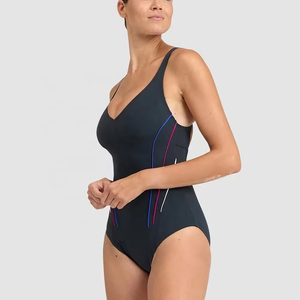 Maillot de bain imprimé par transfert thermique pour femmes, en Spandex/Polyester, séchage rapide, anti-UV, élégant, pour la plage - Product Image 6