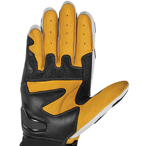Gants de moto d'aventure robustes en polyester et nylon, à doigts entiers, compatibles écran tactile, imperméables et avec protection des articulations. - Product Image 6