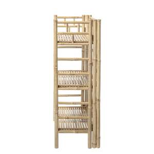 Wholesale Foldable 3 Tier Bamboo <b>Shelf</b> Bookcase Storage Rack Natural Bamboo Cabinet for Home Furniture Living Room OEM ODM - Product Image 4