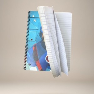 Line <b>Spiral</b> <b>Notebook</b> College Rule Journal Wire <b>Bound</b> Diary for School Office Use - Product Image 1