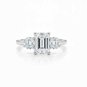1.60 CT Emerald Cut Lab Grown <b>Diamond</b> <b>Ring</b> in 18K Gold | IGI Certified Luxury Engagement Wedding <b>Ring</b> | Elegant Bridal Jewelry - Product Image 1