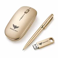Set de Regalo Promocional Personalizado con Logotipo y Color, Souvenir Empresarial de Metal con Impresión UV, Servicio 24/7 en China