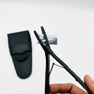 คีมต่อผมสแตนเลสแบบยั่งยืน สำหรับเปิดรูใส่ลูกปัด  สีดำด้านเคลือบ - Product Image 5