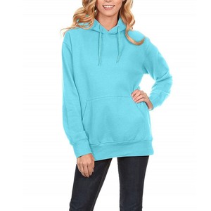 Sweat-shirt à capuche unisexe surdimensionné Harry Johnson Production, couleur unie, manches longues, en molleton, avec poche, décontracté, pour l'automne - Product Image 4
