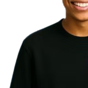 Sweat-shirt noir à col rond pour garçons, pull décontracté à manches longues, streetwear quotidien, vêtements confortables pour un style de vie actif - Product Image 5