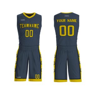 Custom Color Logo Club Team Sublimated Basketball Jersey Uniform Set Basketball Jersey Sublimated Reversible CustomCustom Color - Product Image 1